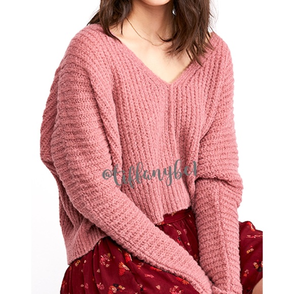 Free People Moonbeam Sweater Prairie Rose - Picture 3 of 14